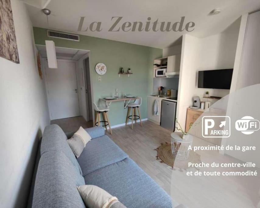 Zenitude, Studio Clim Gare Lägenhet Lourdes Exteriör bild